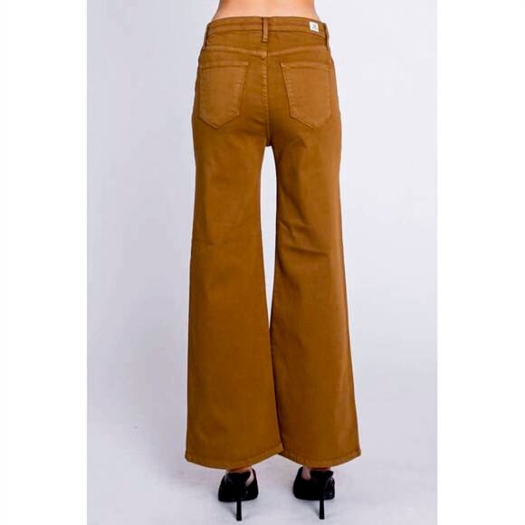 NEW L.T.J genoa fly button jean in camel size 28 - Picture 2 of 11